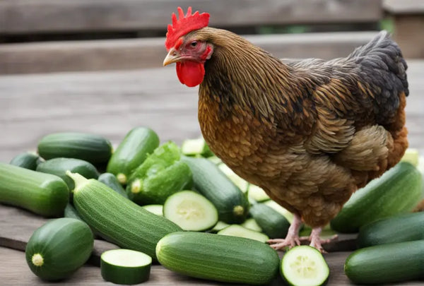 Chicken Eat Cucumbers