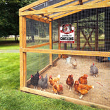 Protected by Attack Chickens Sign