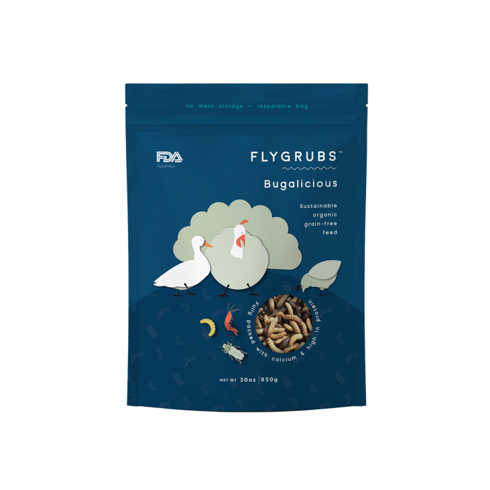 Premium Dried Mealworms & Mixes for Chickens FLYGRUBS®